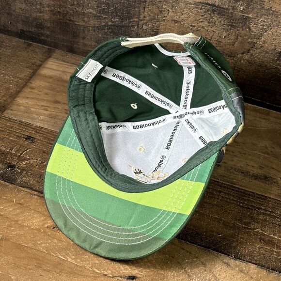 Milwaukee Bucks Green Cap Hat BMO Marques Johnson Number 8 Adjustable Sky HIgh - Picture 4 of 4